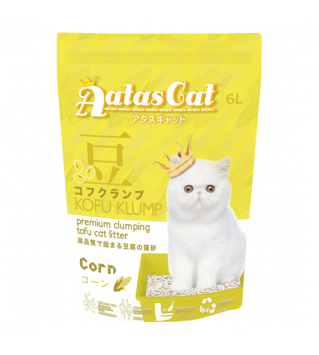 (BUNDLE) Aatas Cat Kofu Klump Tofu Cat Litter Corn (6..