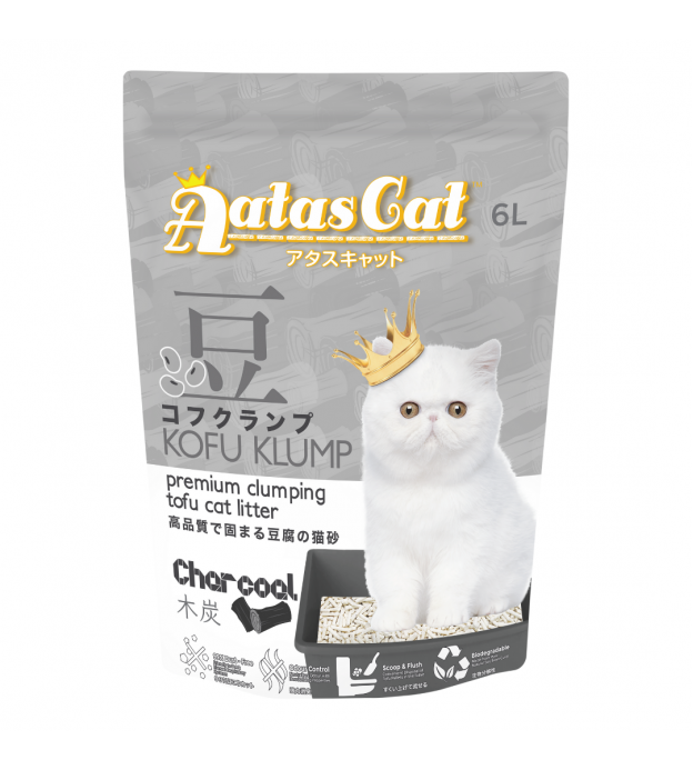 (BUNDLE) Aatas Cat Kofu Klump Tofu Cat Litter Charcoa..