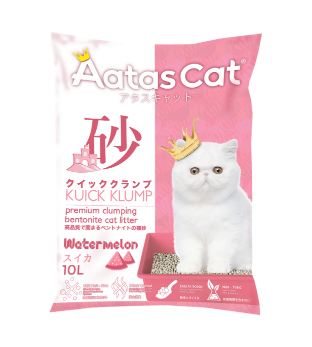 (BUNDLE) Aatas Cat Kuick Klump Bentonite Cat Litter W..