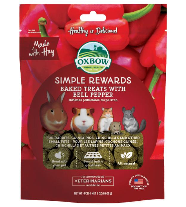 Oxbow Baked Treats With Bell Pepper (3oz)