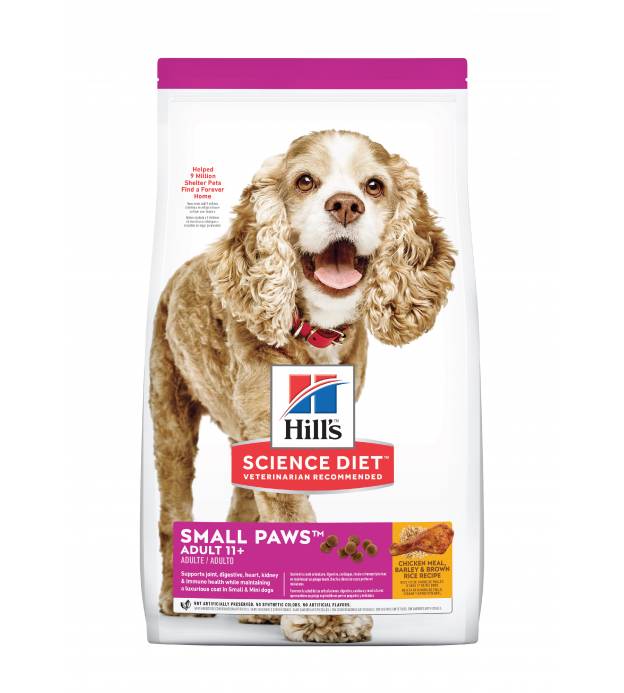 Science Diet Canine Mature Adult11+ Small Paws (4.5lb..