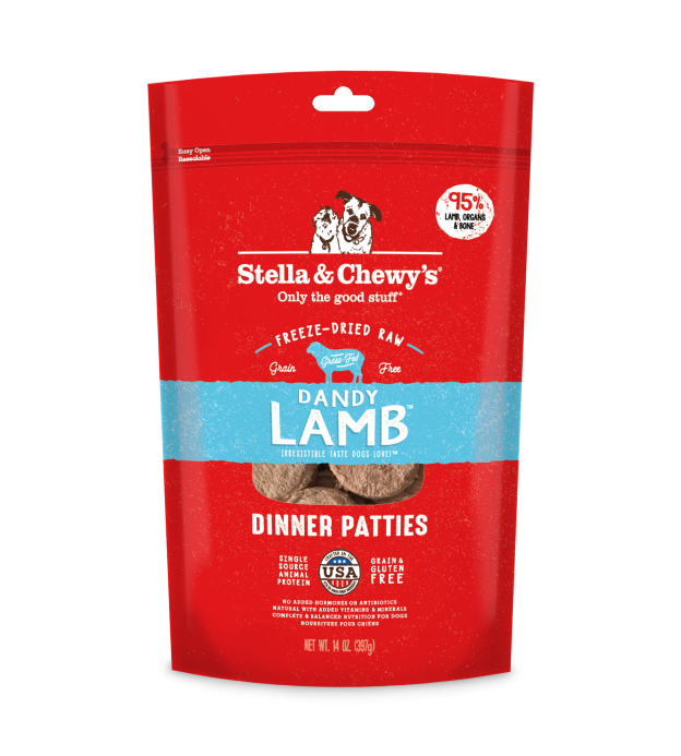 (3 for $144) Stella & Chewy’s Dandy Lamb Dinner Patti..