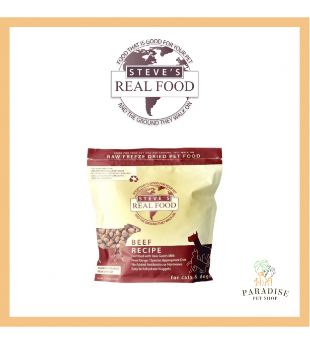 [3 For $204.90] Steve's Real Food Freeze Dried Beef D..