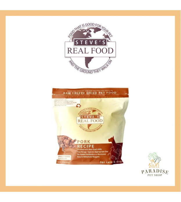 [3 For $204.90] Steve's Real Food Freeze Dried Pork D..