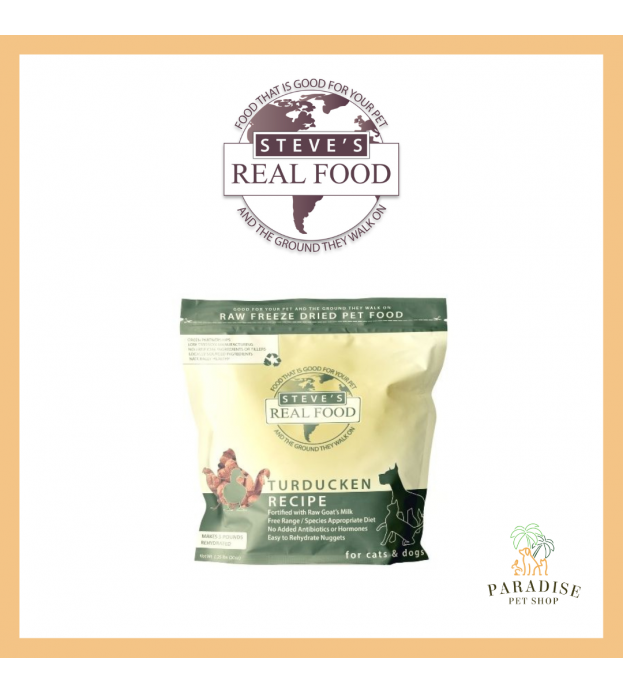 [3 For $204.90] Steve's Real Food Freeze Dried Turduc..